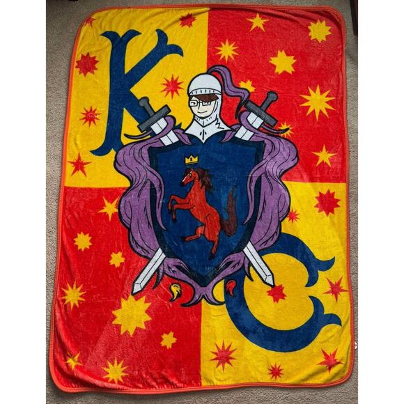 KreekCraft YouTuber RARE Soft Fleece Throw Blanket 45" x 62" Travel Sleepover - Picture 1 of 6